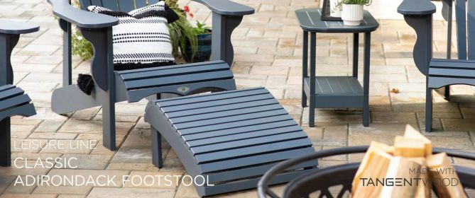 Leisure Line Adirondack Footstool by Tangent