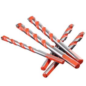 Orange 6-6-8-10-12mm 5pcs Multifunctional Ceramic Drill Bits (Option: 5PCS)