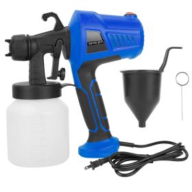 700W Electric Paint Sprayer Handheld HVLP Spray Painter Painting Spray Gun For Fences Brick Walls w/ 3 Spray Patterns 800ML Detachable Cup (Option: PaintSprayerBlue)